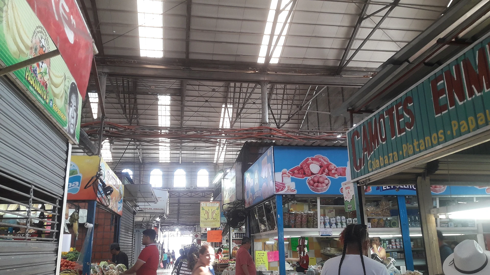 Exterior of the Mercado Pino Suárez in Mazatlán's historic center, Sinaloa