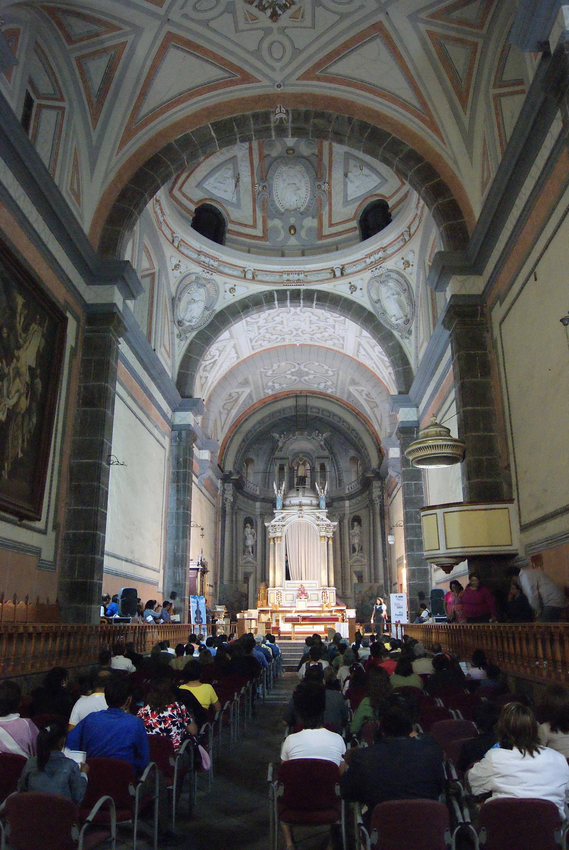 Interior de la Capilla de San Ildefonso, Puebla 02
