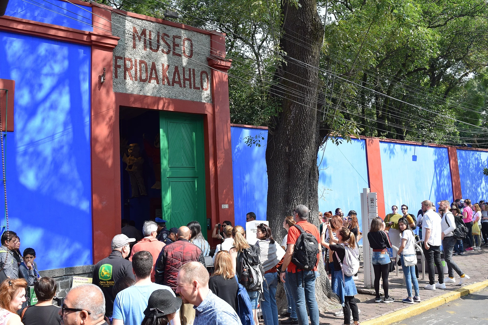 The Casa Azul, Frida Kahlo's blue house and museum in Coyoacán, Museo Frida Kahlo, Ciudad de México